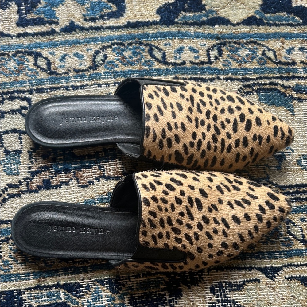Jenni Kayne Animal Print Mules